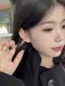 BJYLS999足银四叶草耳钉女士养耳洞纯银耳环银耳饰生日礼物送女友老婆 999足银四叶草耳钉一对【精美礼盒】 实拍图