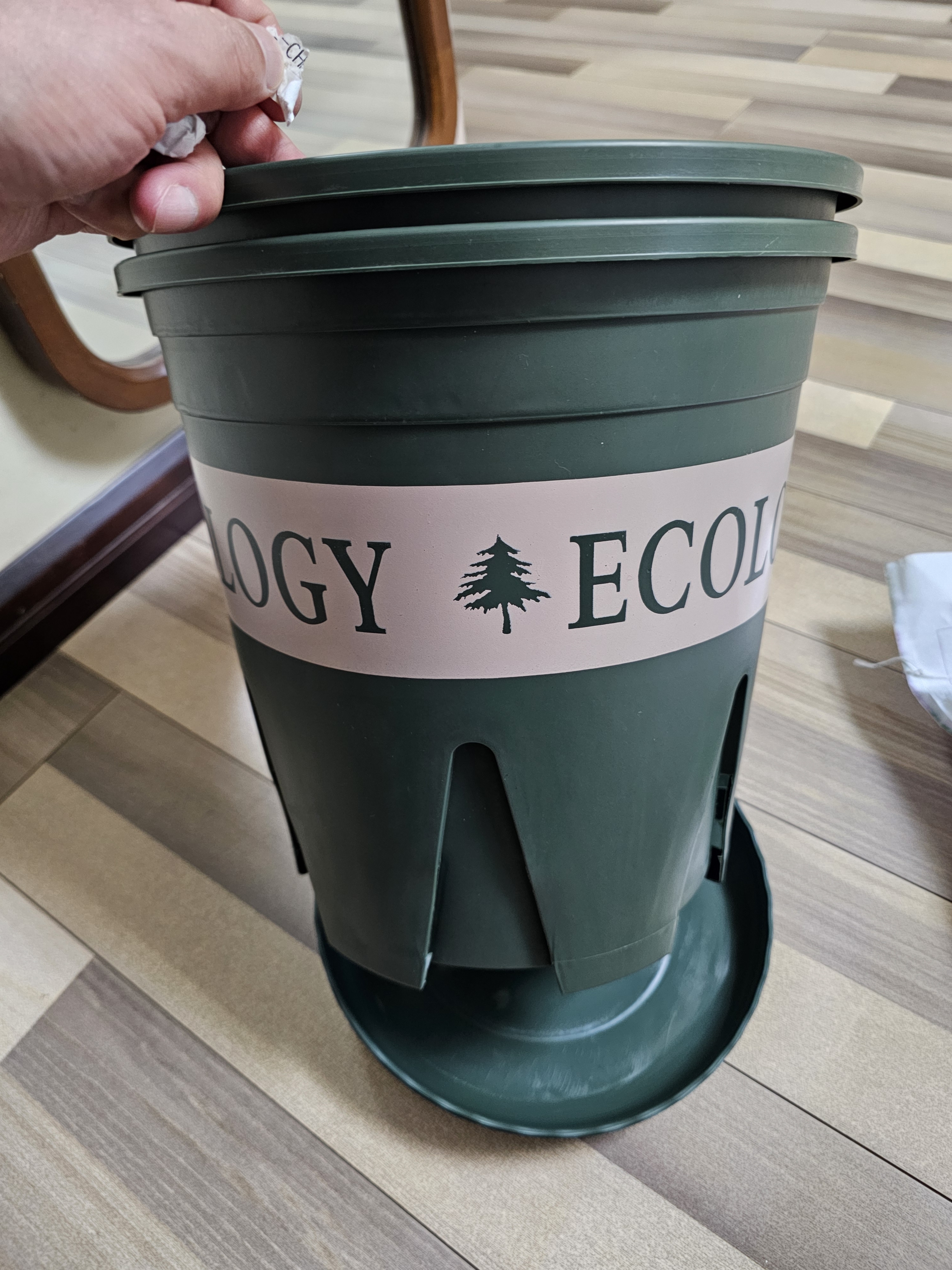 九千谷加仑花盆 高5加仑升级款 园艺绿植花盆塑料花盆30*30cm 2个装5945 实拍图