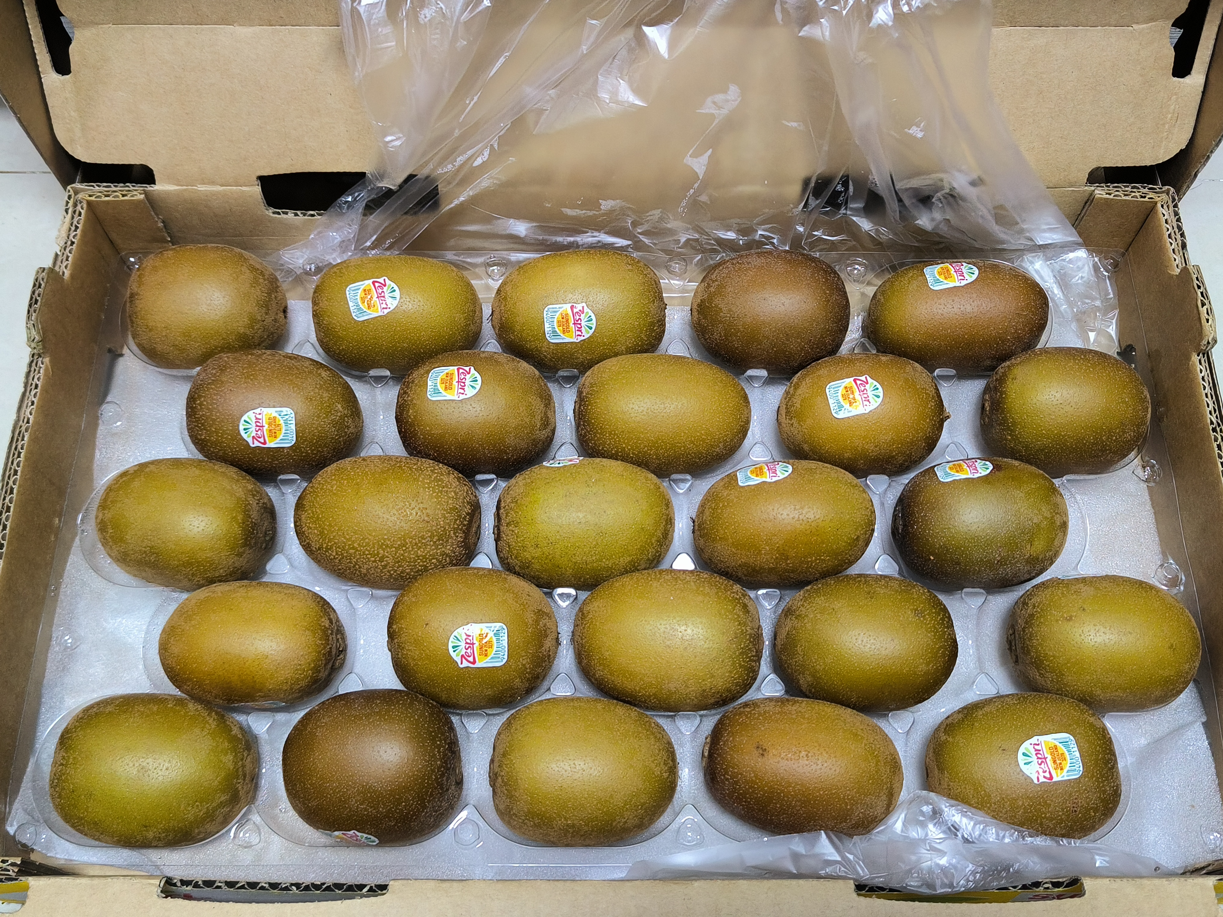 佳沛（zespri）金奇异果25-27粒原箱特大果124-146g猕猴桃水果礼盒 实拍图
