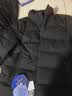 七匹狼羽绒服男冬季短款三防鹅绒立领夹克外套石墨烯蓄热高端防风衣男装 黑色-大鹅绒【石墨烯蓄热抗静电】 2XL (180) 实拍图