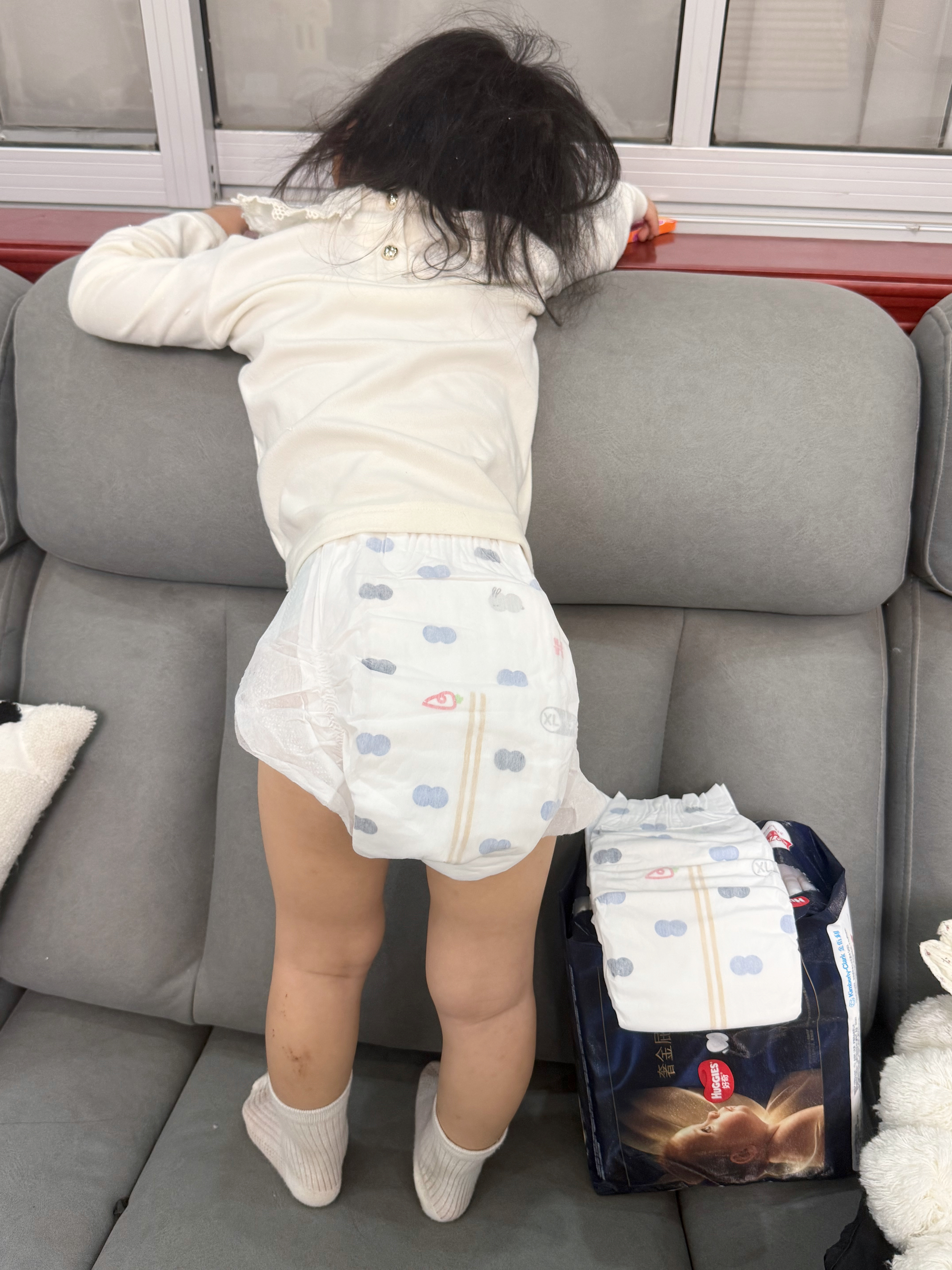 好奇（Huggies）屁屁面膜纸尿裤XL20(12-17kg)尿不湿【新生顶配】 实拍图
