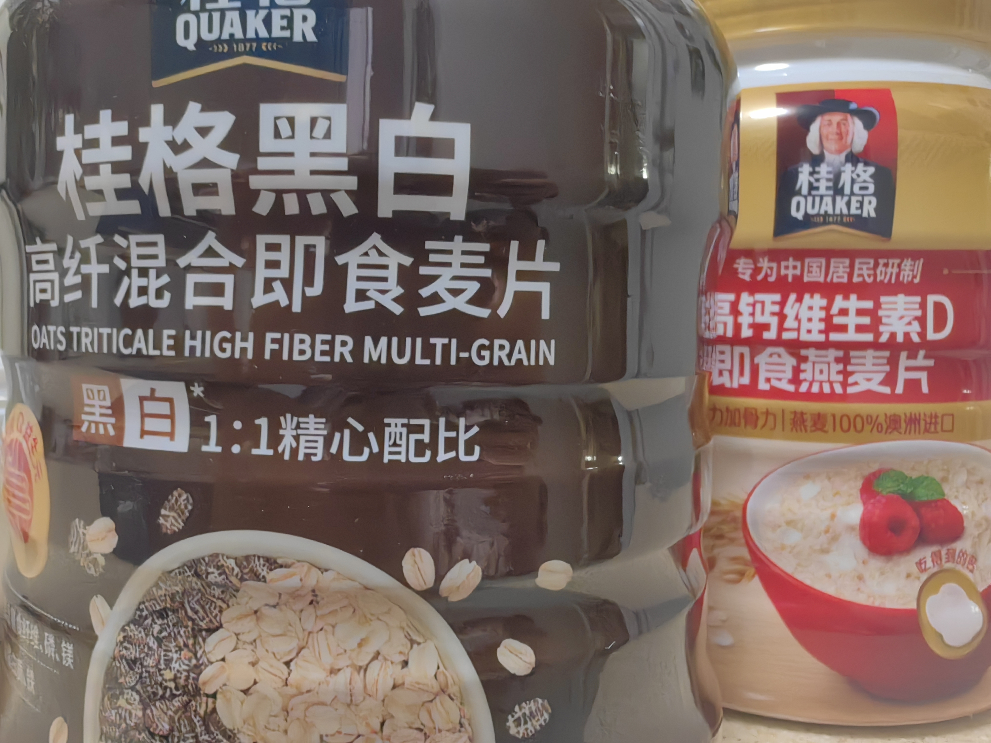 桂格（QUAKER）即食燕麦片1000克罐装 营养早餐 膳食纤维 零添加白砂糖 实拍图