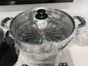 美厨（MAXCOOK）二层蒸锅 30cm大容量火锅汤锅加厚不锈钢多用锅 燃气灶电磁炉通用 实拍图