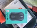 罗技（Logitech）M185鼠标 无线鼠标 办公鼠标 对称鼠标 黑色灰边 带无线2.4G接收器 实拍图