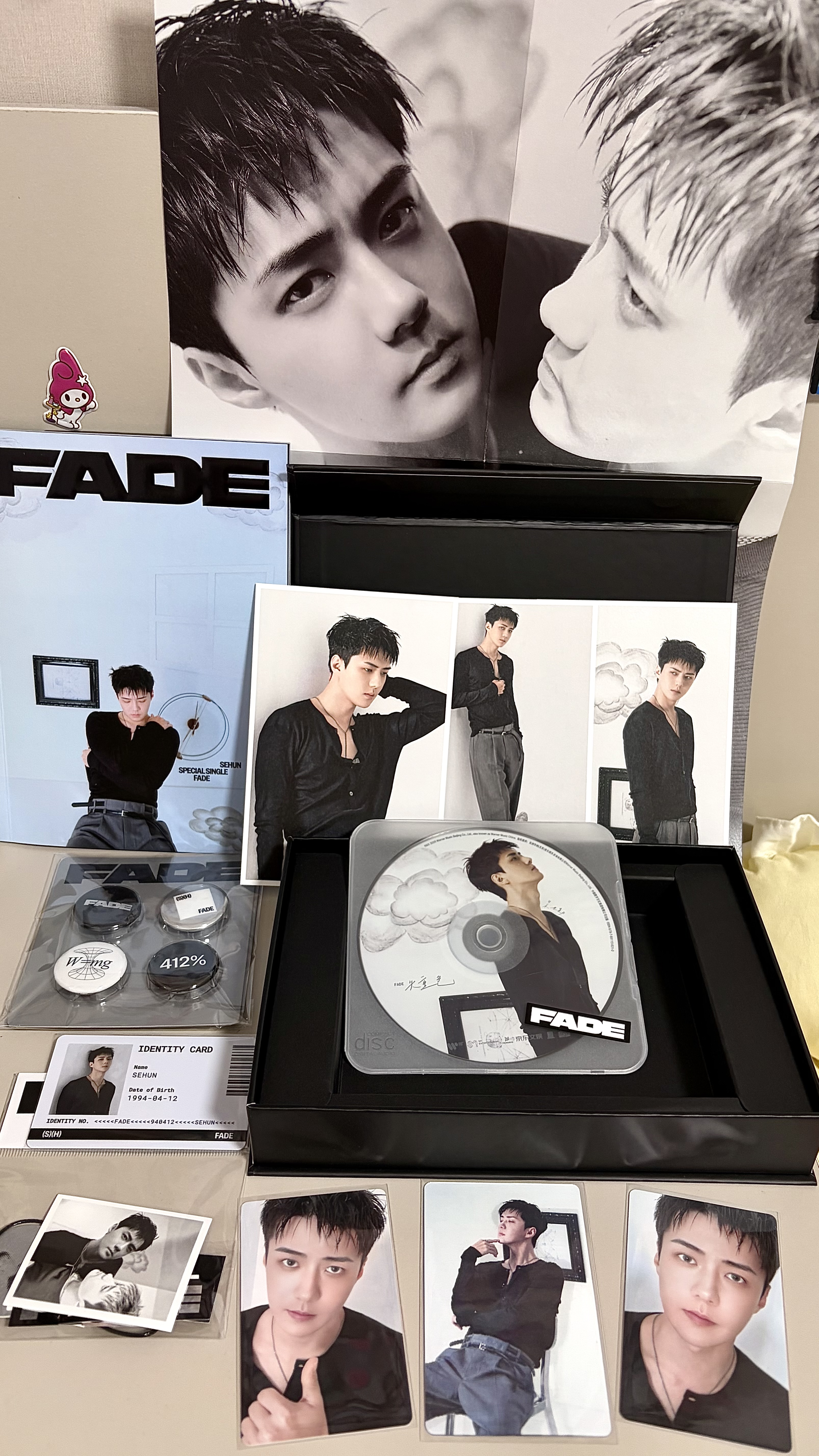 吴世勋 失重色（Fade）实体专辑 褪色版 实拍图