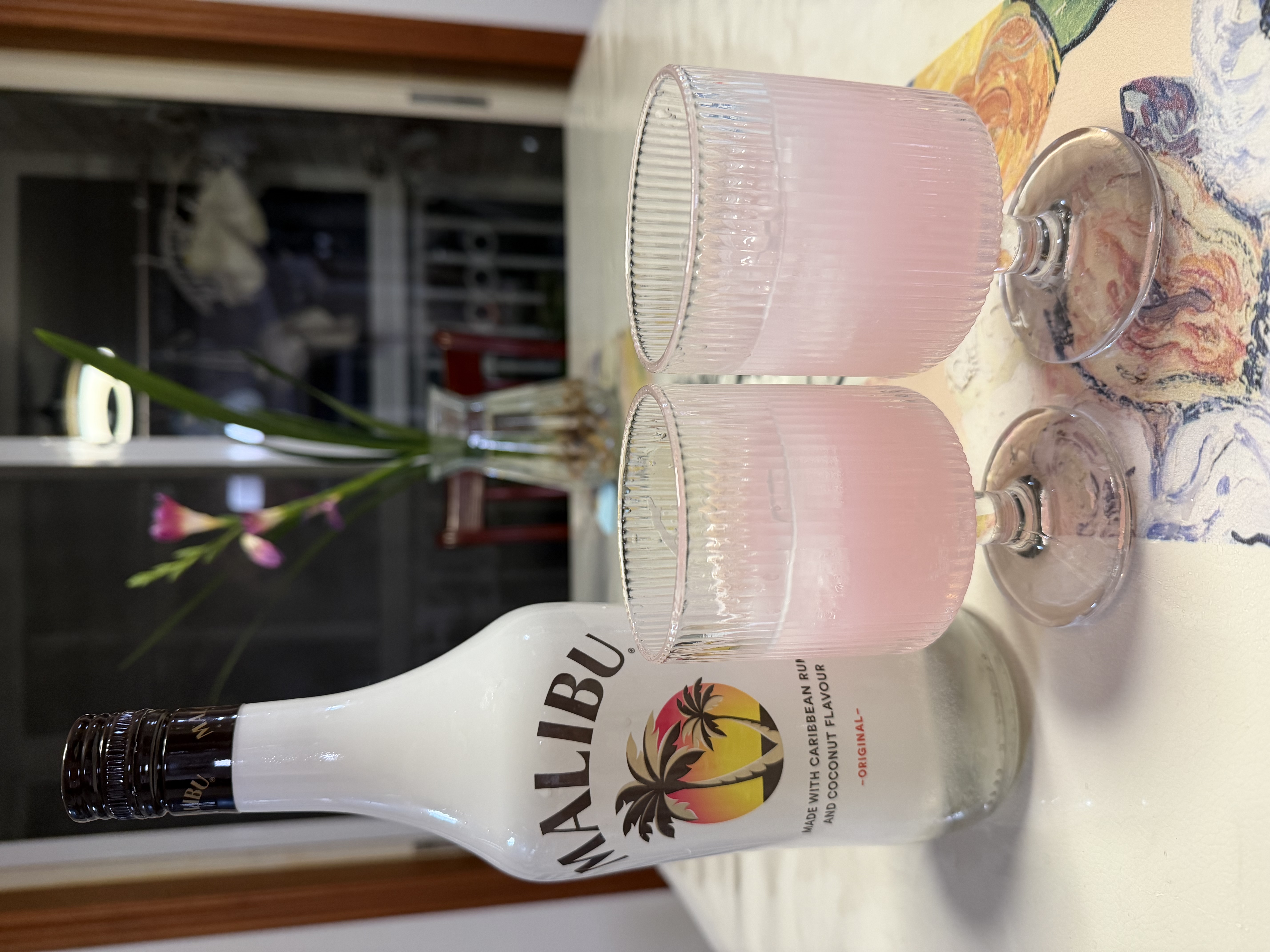 几物森林 玻璃杯葡萄酒杯热红酒杯高脚杯鸡尾酒香槟高颜值ins风 竖纹2只装 实拍图