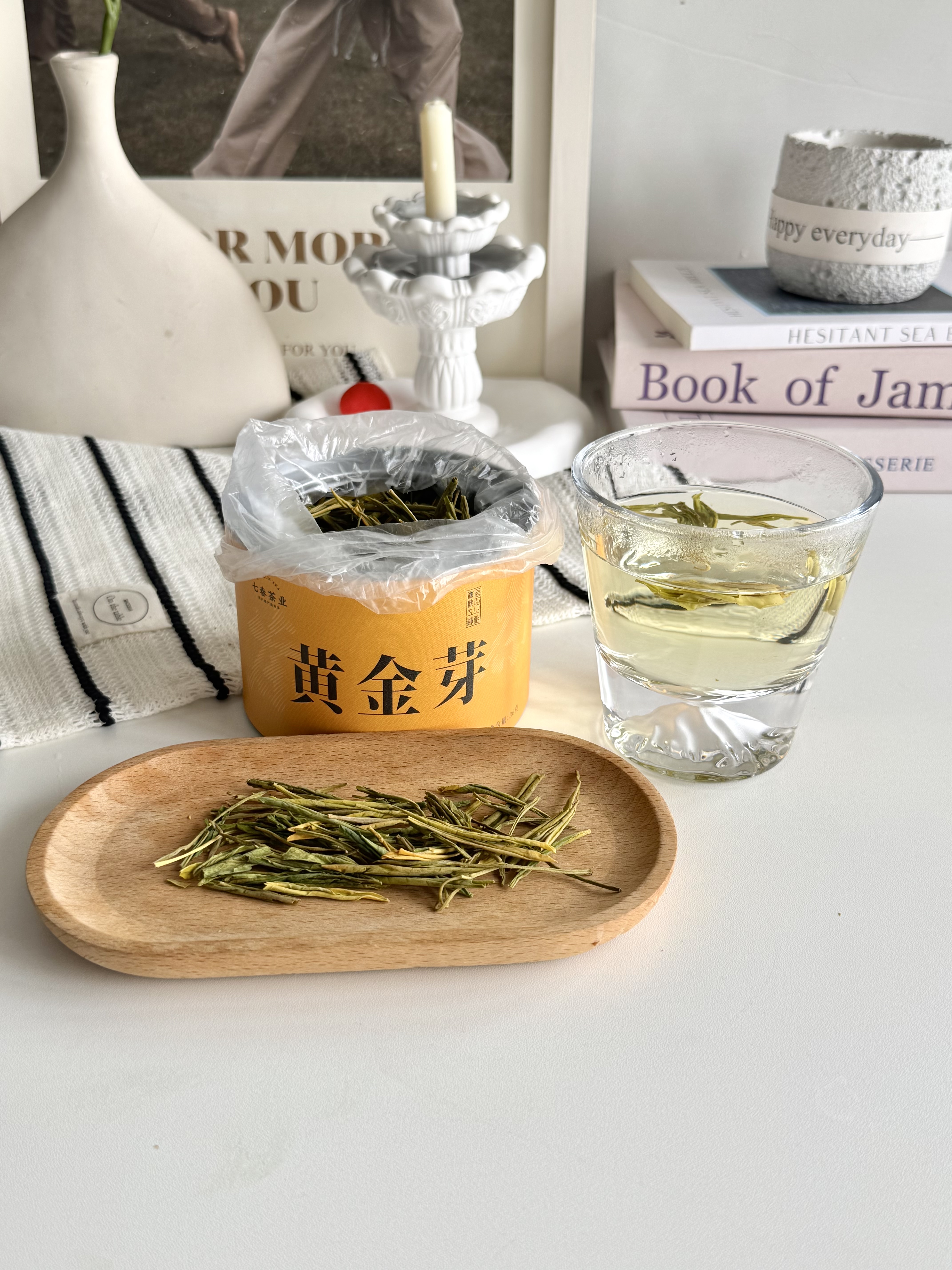 七春黄金芽明前新茶叶春茶安吉芽奶白茶36g小包装口粮茶自己喝 实拍图
