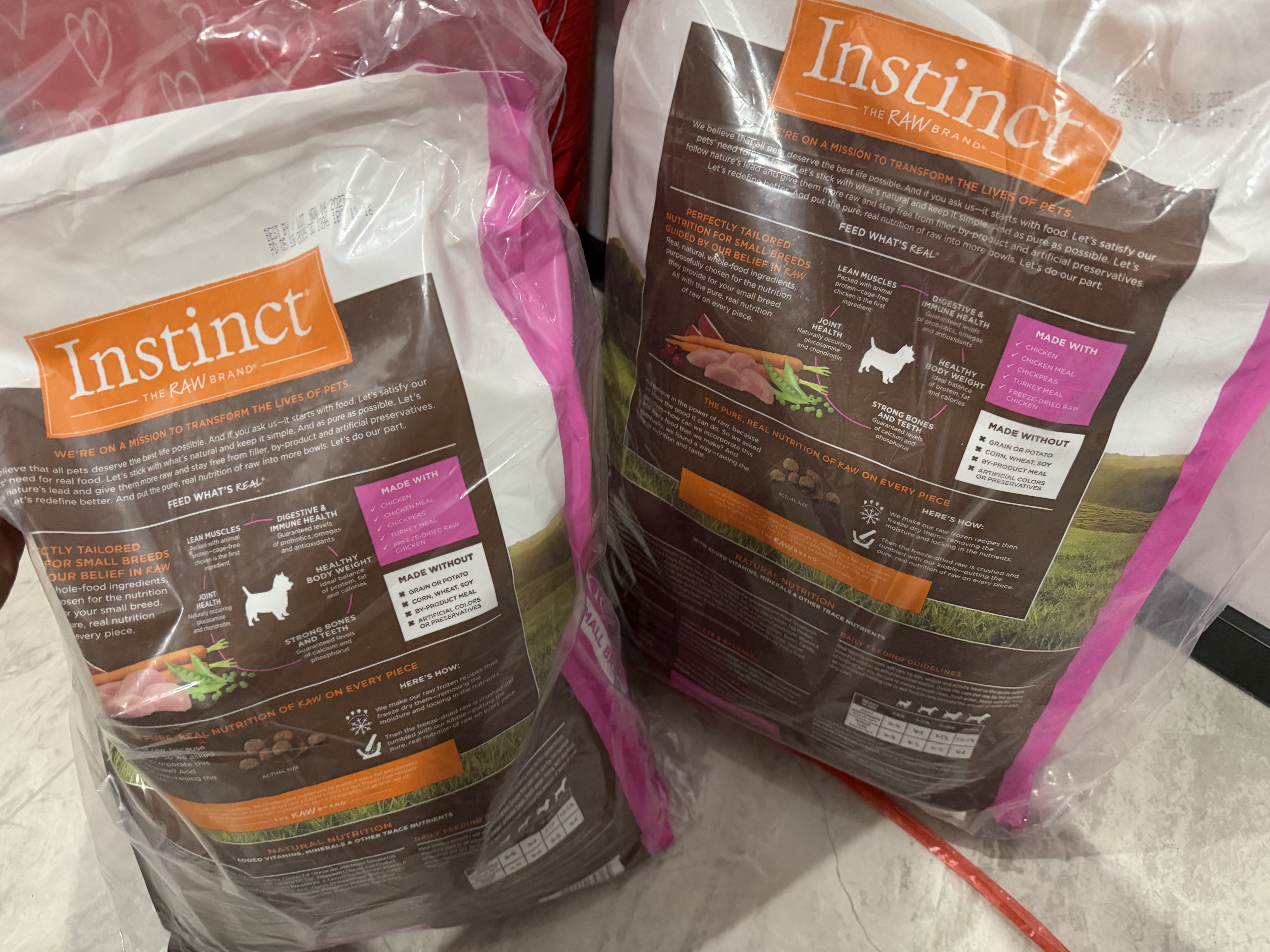 instinct天然百利狗粮进口无谷鸡肉小型犬专用犬粮11磅/5kg[27年11月] 实拍图