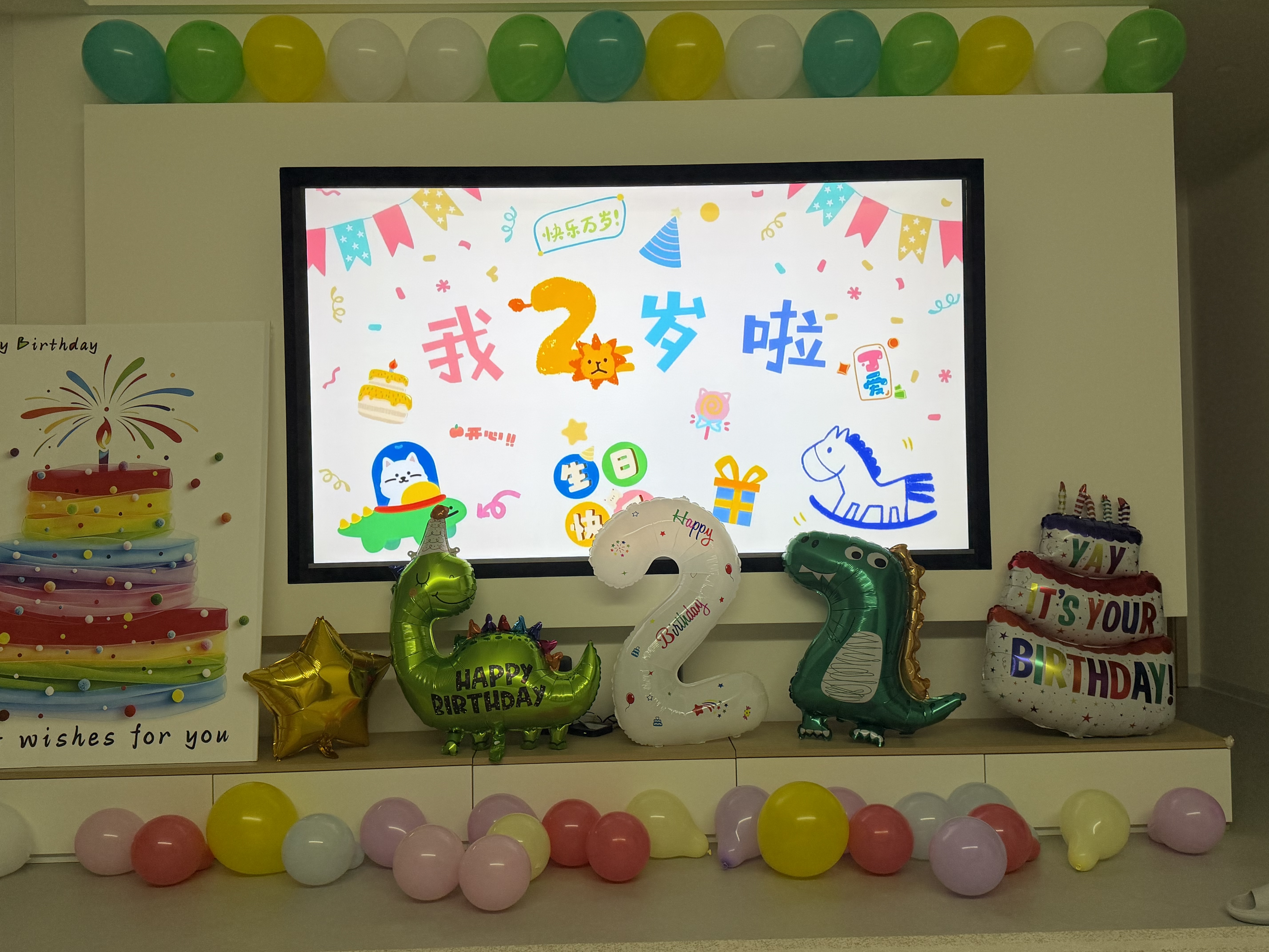 新新精艺生日帽生日场景布置生日装饰女孩男孩儿童百天布置拍照氛围道具 实拍图