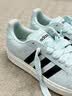 adidas 面包鞋 GRAND COURT BASE 00s休闲板鞋平底鞋男女阿迪达斯 薄荷绿/黑色/汉玉白   42 实拍图