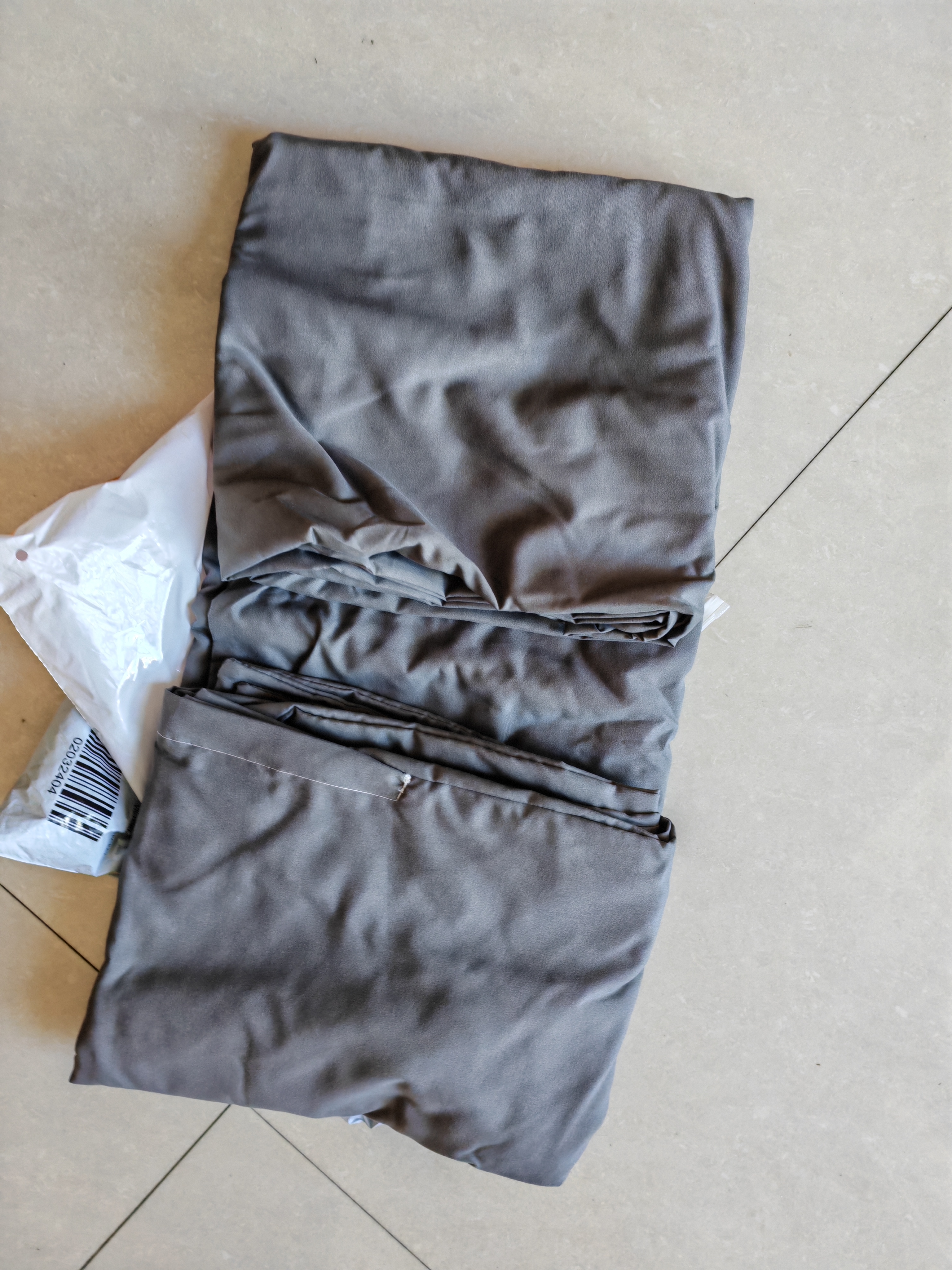 雅鹿·自由自在被套200x230cm被罩单件水洗棉磨毛单人2x2.3米双人家用宿舍浅灰 实拍图
