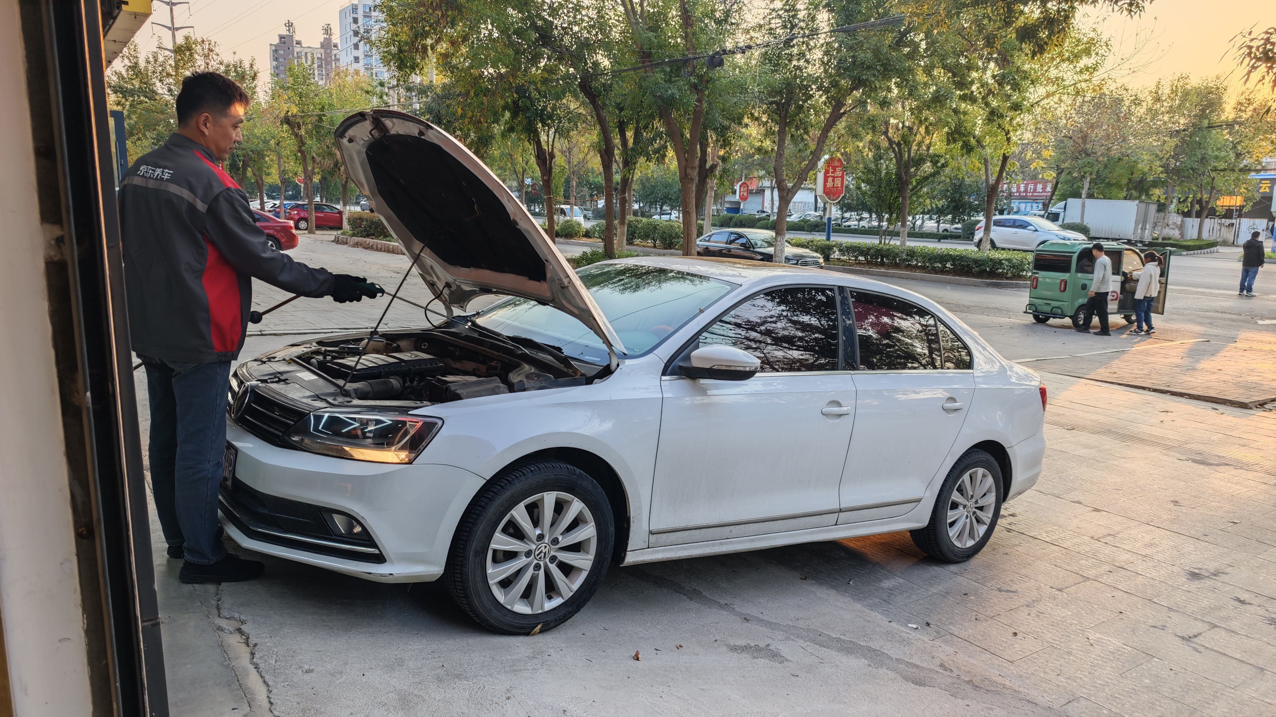 美孚（Mobil）全合成汽机油5W-40 SP级4L美孚1号极光银汽车保养京东养车自营 实拍图