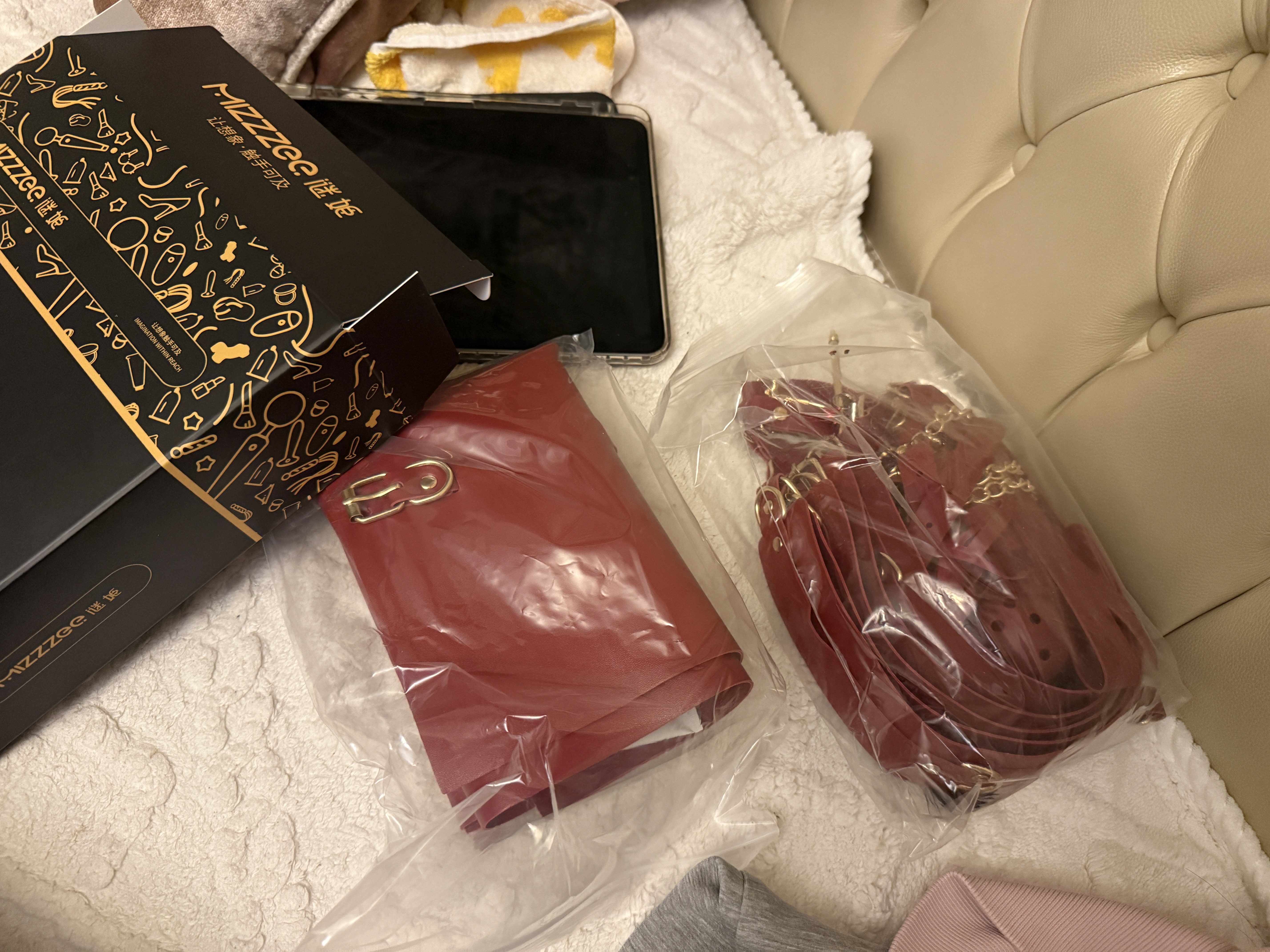 谜姬sm道具成人玩奴隶情趣用品夫妻床上助爱工具女性生理手铐项圈口球 实拍图