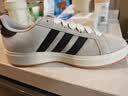 adidas 面包鞋 GRAND COURT BASE 00s休闲板鞋平底鞋男女阿迪达斯   矾土棕/黑色/汉玉白   41 实拍图