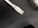 山泽(SAMZHE)六类网线 CAT6类千兆纯铜扁平网线 电脑宽带家用监控网络连接成品跳线 白色10米BBP610 实拍图