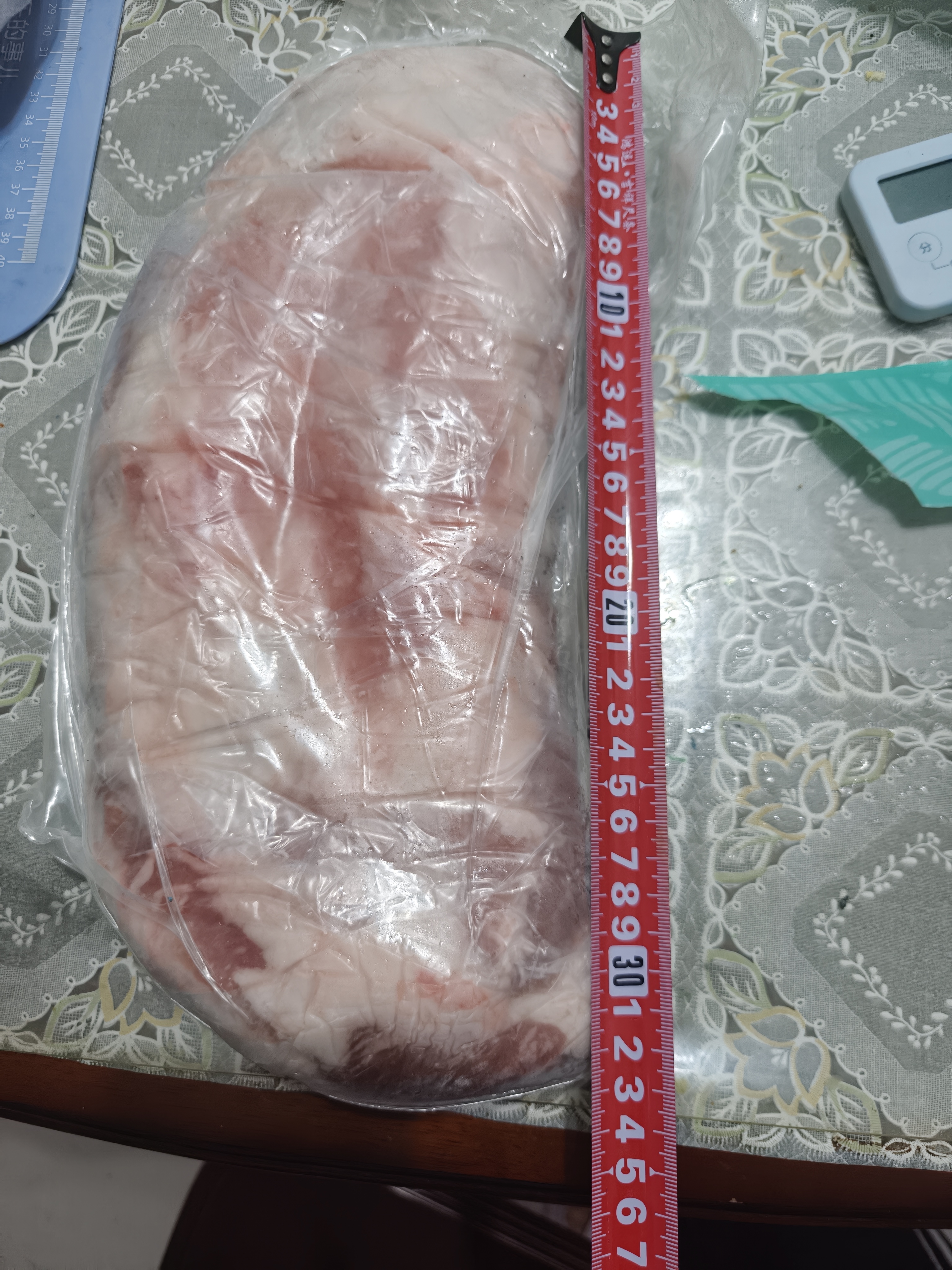 涝河桥供港宁夏滩羊 原切半扇羊排净重3斤/袋 烧烤炖煮食材 实拍图