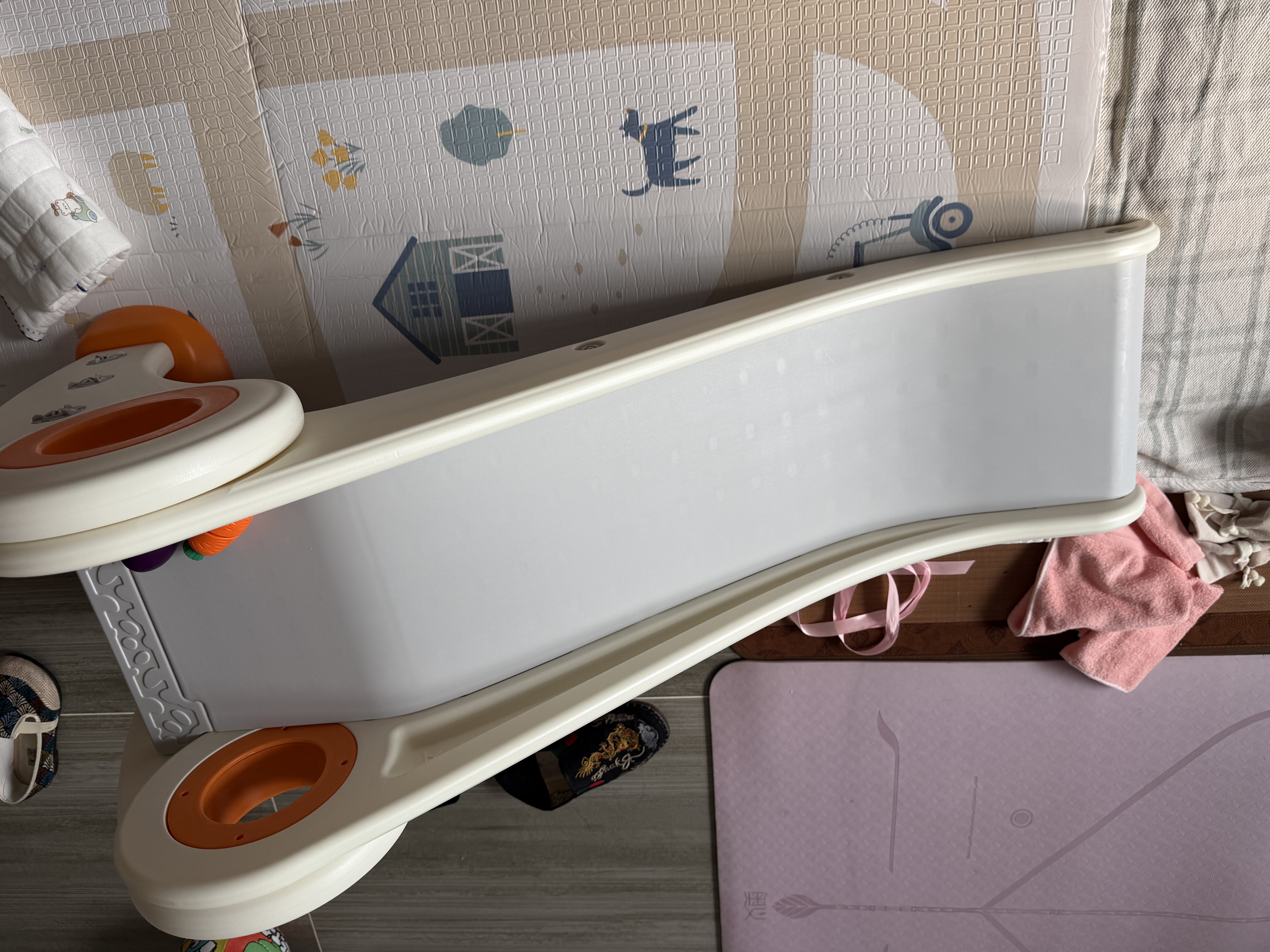 曼龙儿童滑梯家用宝宝玩具室内游乐场可折叠滑滑梯男女孩生日礼物 实拍图