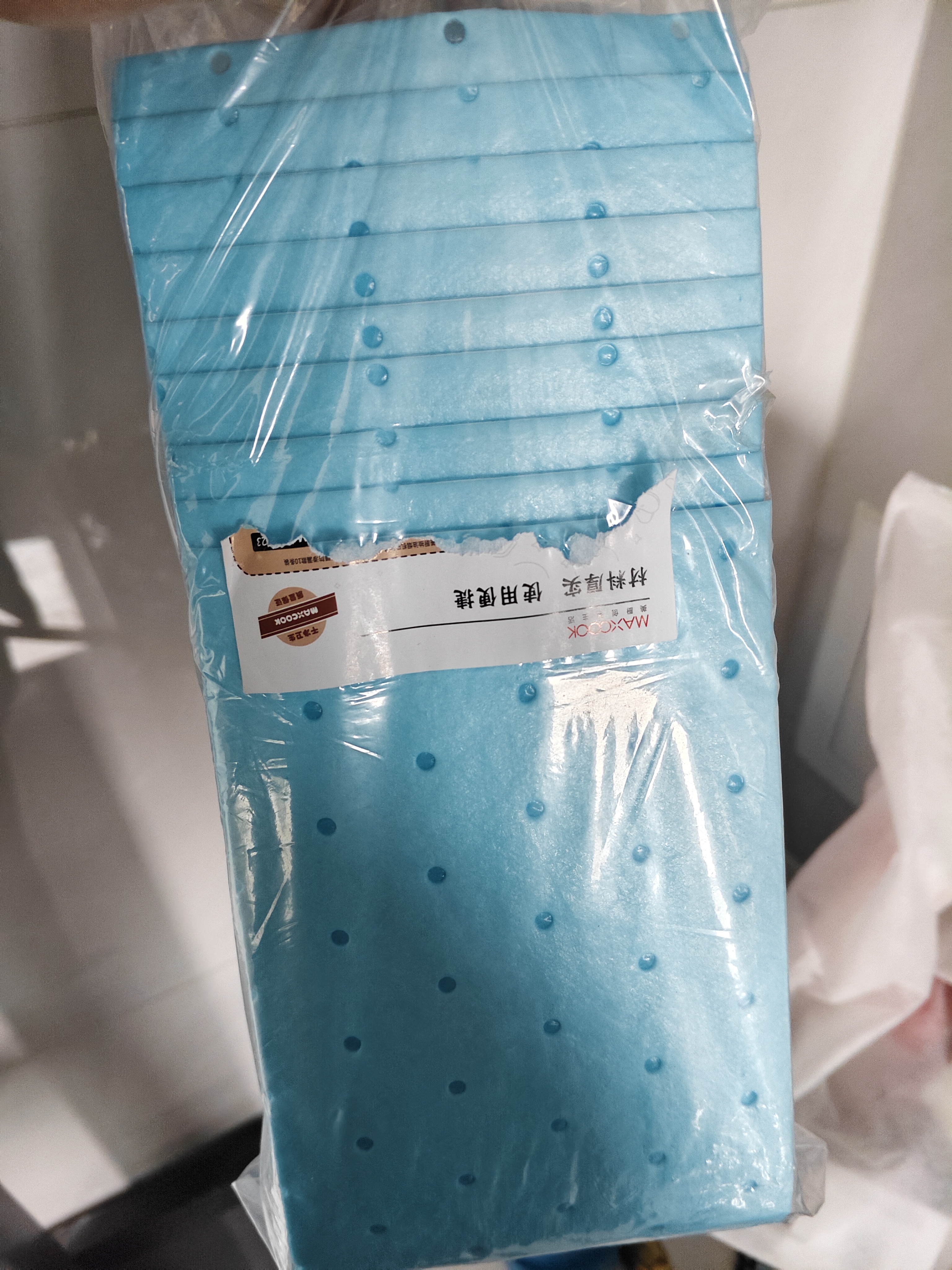 美厨（MAXCOOK）厨房吸油棉油烟机吸油棉 过滤网吸油纸90cm*10cm 10条装MCPJ2723 实拍图