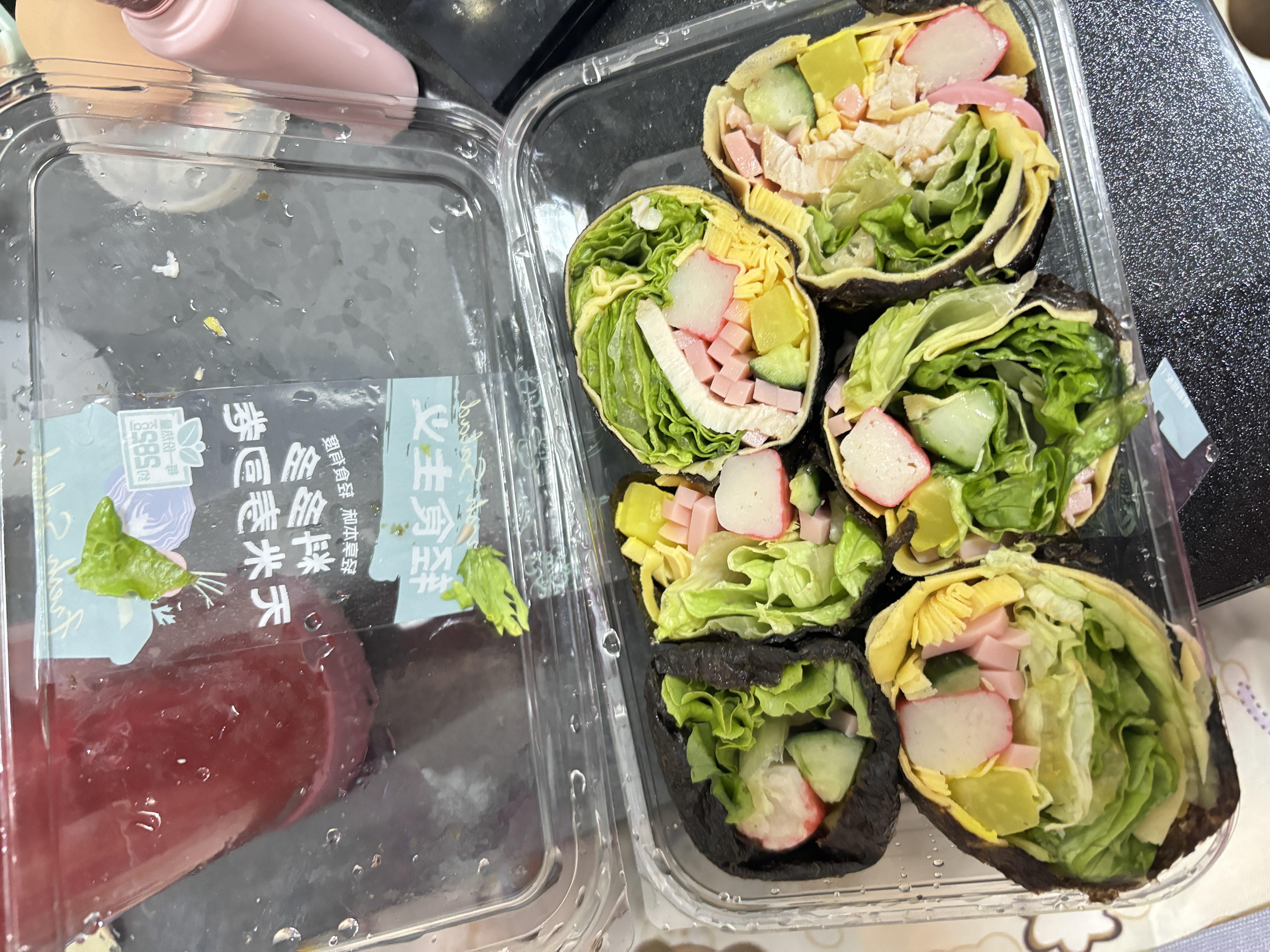 【创意轻食】料多多无米寿司卷227g 实拍图