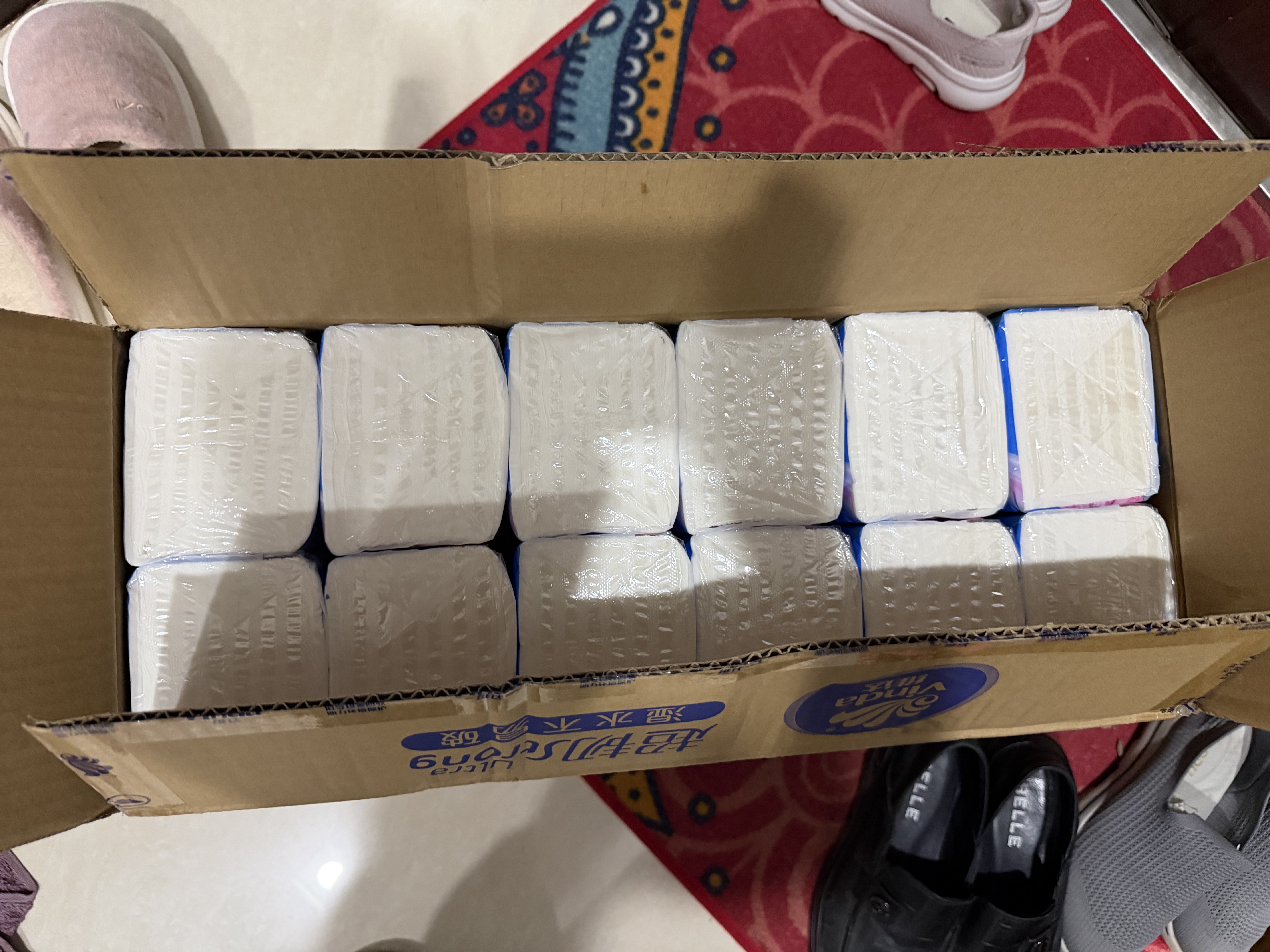 维达（Vinda）抽纸【孙颖莎推荐】超韧3层150抽*24包M码 纸巾卫生纸 餐巾纸整箱 实拍图