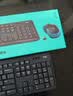 罗技（Logitech）MK275 键鼠套装 无线键鼠套装 办公键鼠套装 全尺寸 商务键鼠套装 带无线2.4G接收器 黑蓝色 实拍图