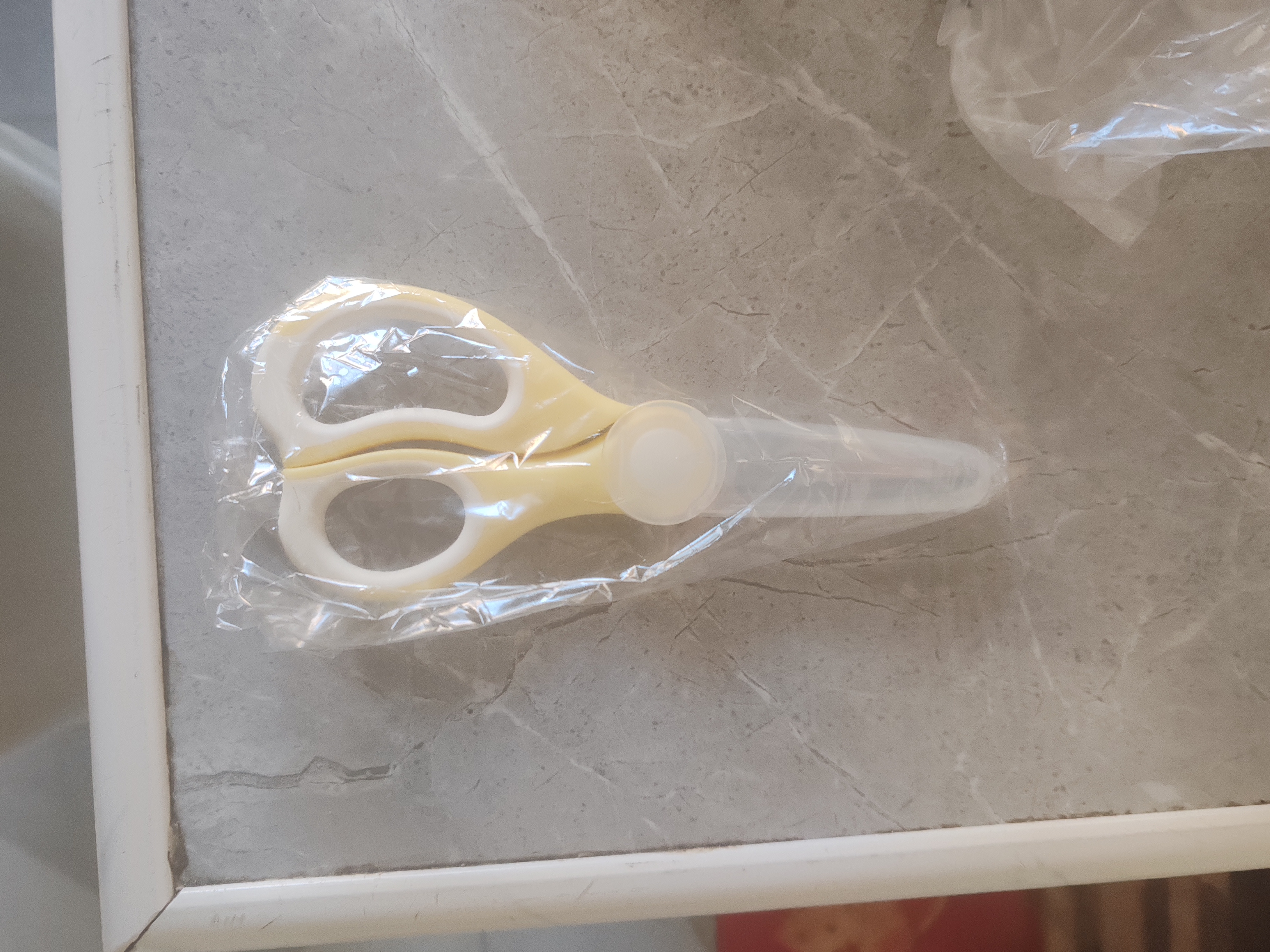 小熊（Bear）婴儿宝宝辅食剪刀 儿童餐具不锈钢工具便携食物剪刀 实拍图