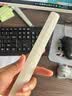 得力（deli）水果刀小刀学生宿舍安全水果刀西瓜刀家用直柄便携瓜果刀削皮辅食小刀刀具 白色TD242 实拍图