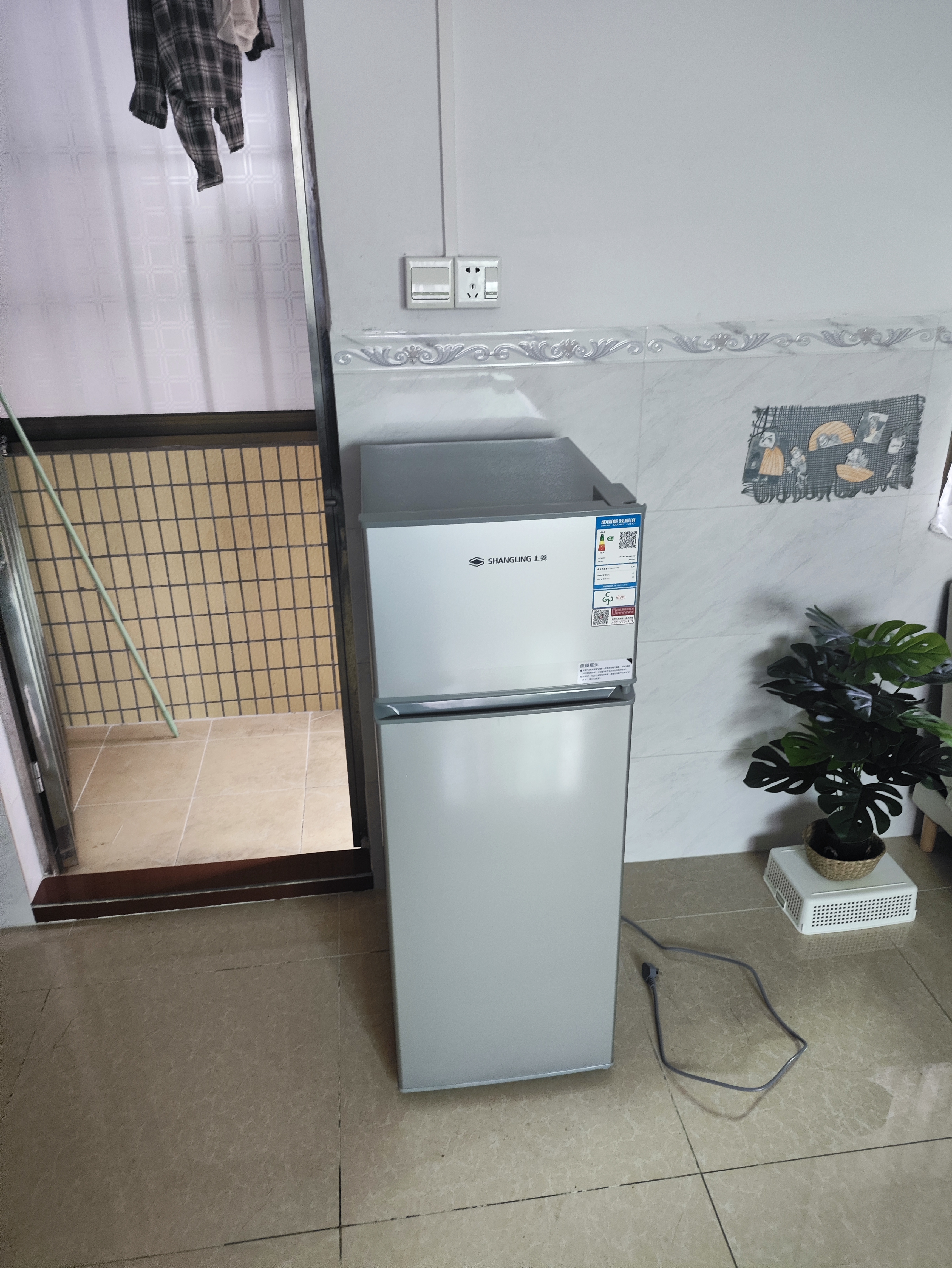 上菱冰箱家用小型两门三门冷藏冷冻双门中型风冷无霜小户型宿舍租房公寓用 抗菌节能低噪省电 以旧换新 135双门【京东七仓发货 至快次日达】118升 实拍图