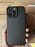 品胜 适用苹果14ProMax手机壳 iphone14ProMax柔性液态手机壳全包防摔超薄保护套亲肤手感直边软壳黑色 实拍图