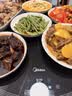美的（Midea）小欢聚暖菜板新款石墨烯速热加热板保温板家用多功能餐桌转盘加热垫热菜神器双11特惠HBU60Y1 Pro 实拍图