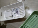 ASVEL日本进口厨房控水碗架置物架 家用碗筷沥水篮沥水架碗碟架碗盘餐具收纳架 白色-窄 实拍图