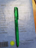 三菱（uni）UMN-155N彩色按动中性笔 0.28mm 学生考试笔彩色手账标记笔啫喱笔 绿色 1支装 实拍图