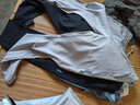 豫瑶【 两件装】冰丝休闲裤男夏季薄款弹力宽松直筒速干商务修身裤子 1062黑色+浅灰色【90%人选】 31 【腰围=2尺4】 实拍图