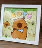 名遇钻石画幼儿园手工材料包学生手工制作diy画亲子手工钻石贴画带框儿童暑假手工制作创意礼物伴手礼 实拍图