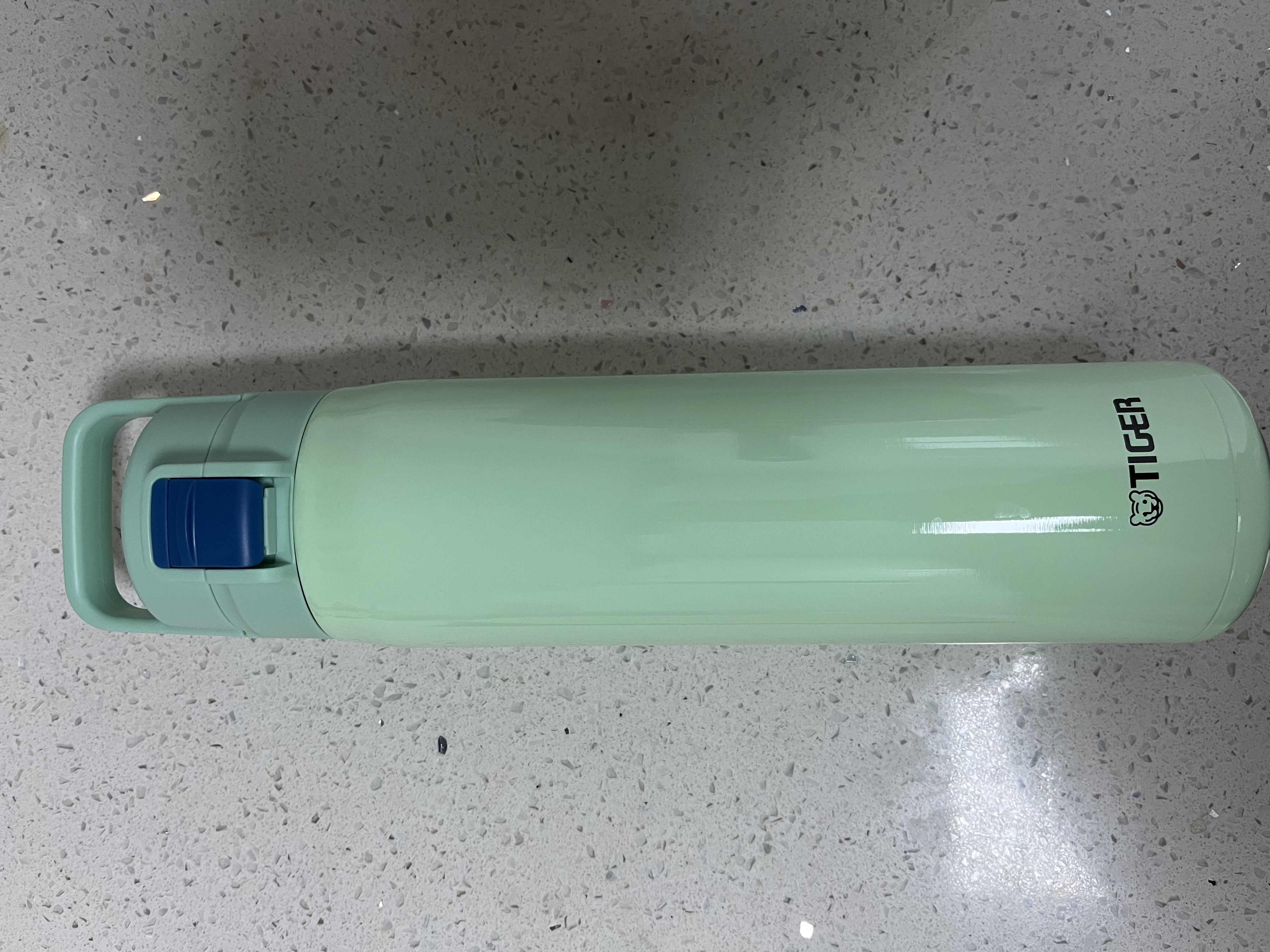 虎牌（TIGER）保温保冷杯户外便携直饮盖水杯MTT-B80C-GM薄荷绿800ml 实拍图