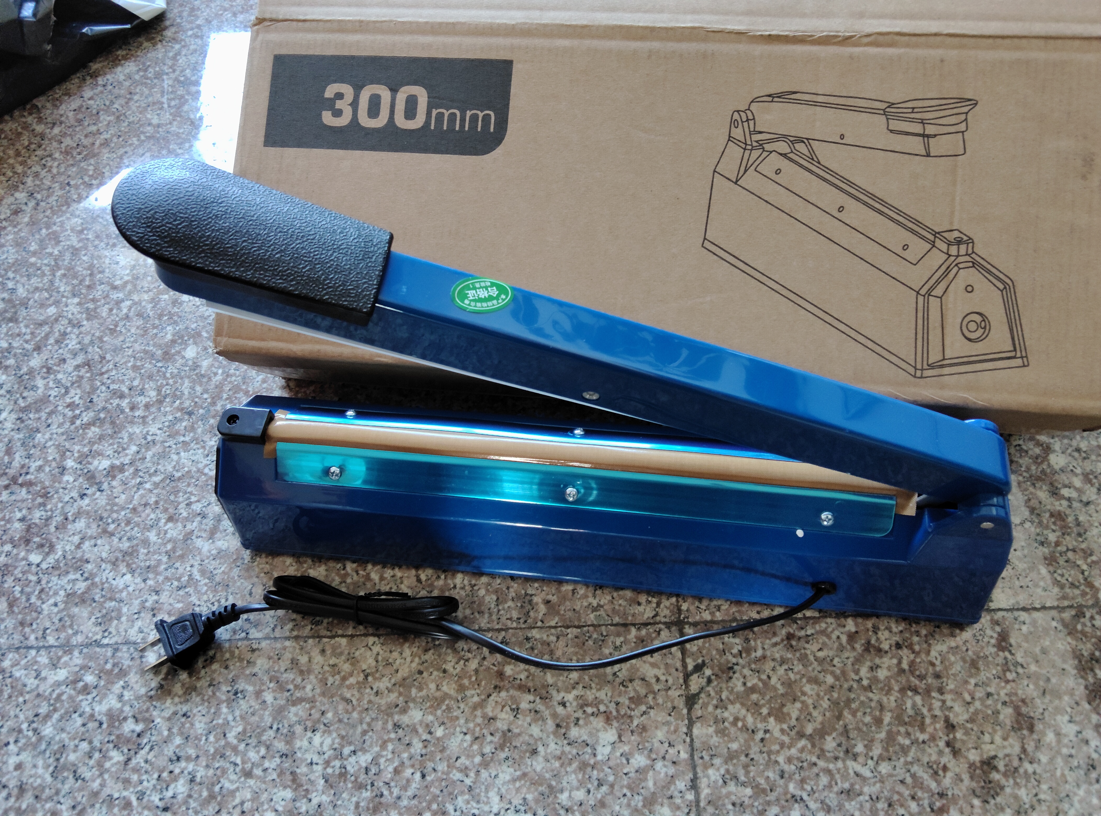 飞人手压式封口机商用小型中秋月饼茶叶铝箔牛皮纸塑料平口袋密封包装 实拍图
