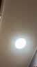 惠普精工led卧室吸顶灯三防灯超薄简约儿童书房餐厅阳台过道灯具37CM白光 实拍图