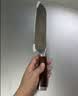 十八子作三德刀刻纹图案刀具 女士菜刀多用刀SL2369-C【精美礼盒装】 实拍图