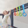 COODORA围栏拉环拉力吊环婴儿宝宝早教拉环彩色学站立玩具 实拍图