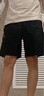 特步短裤男冰丝运动透气短裤2025夏日神裤宽松薄款健身运动五分裤子男 黑-0177 S 实拍图