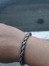 罗泰老银匠925银复古泰银朋克男手链银手链男士潮创意个性手饰品 貔貅款-手链19cm 实拍图