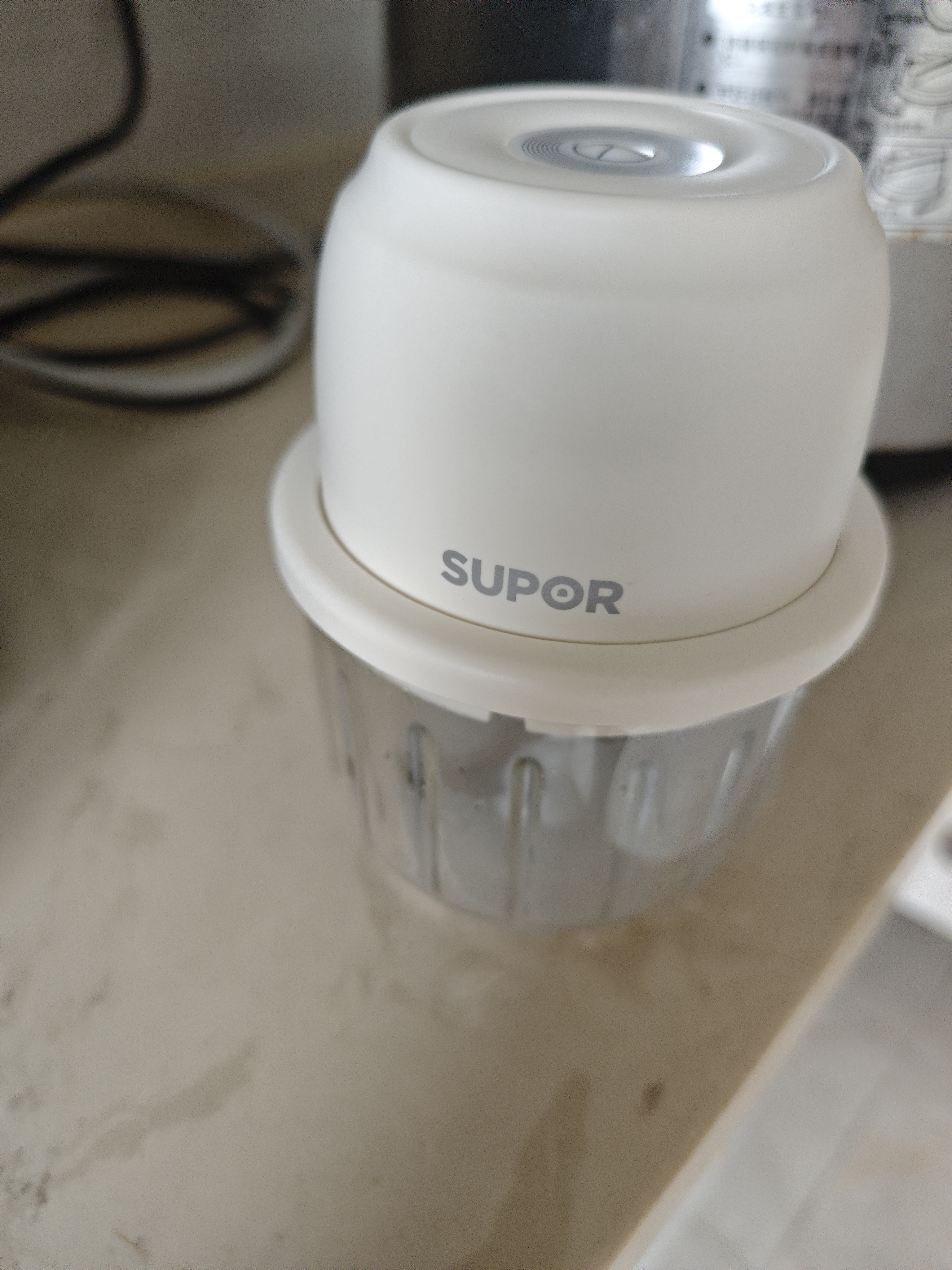 苏泊尔（SUPOR）绞肉机家用小型多功能打泥搅拌婴儿宝宝便携辅食料理机蒜泥捣碎器 实拍图