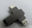 ThinkPad联想Thinkbook 128GB Type-C USB3.1 U盘 读速150MB/s 手机电脑 双接口 u盘办公商务优盘BU100 实拍图