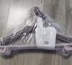 富居衣架20支无痕防滑挂衣服毛巾裤架晾衣晒衣架大衣撑子 灰+咖 实拍图