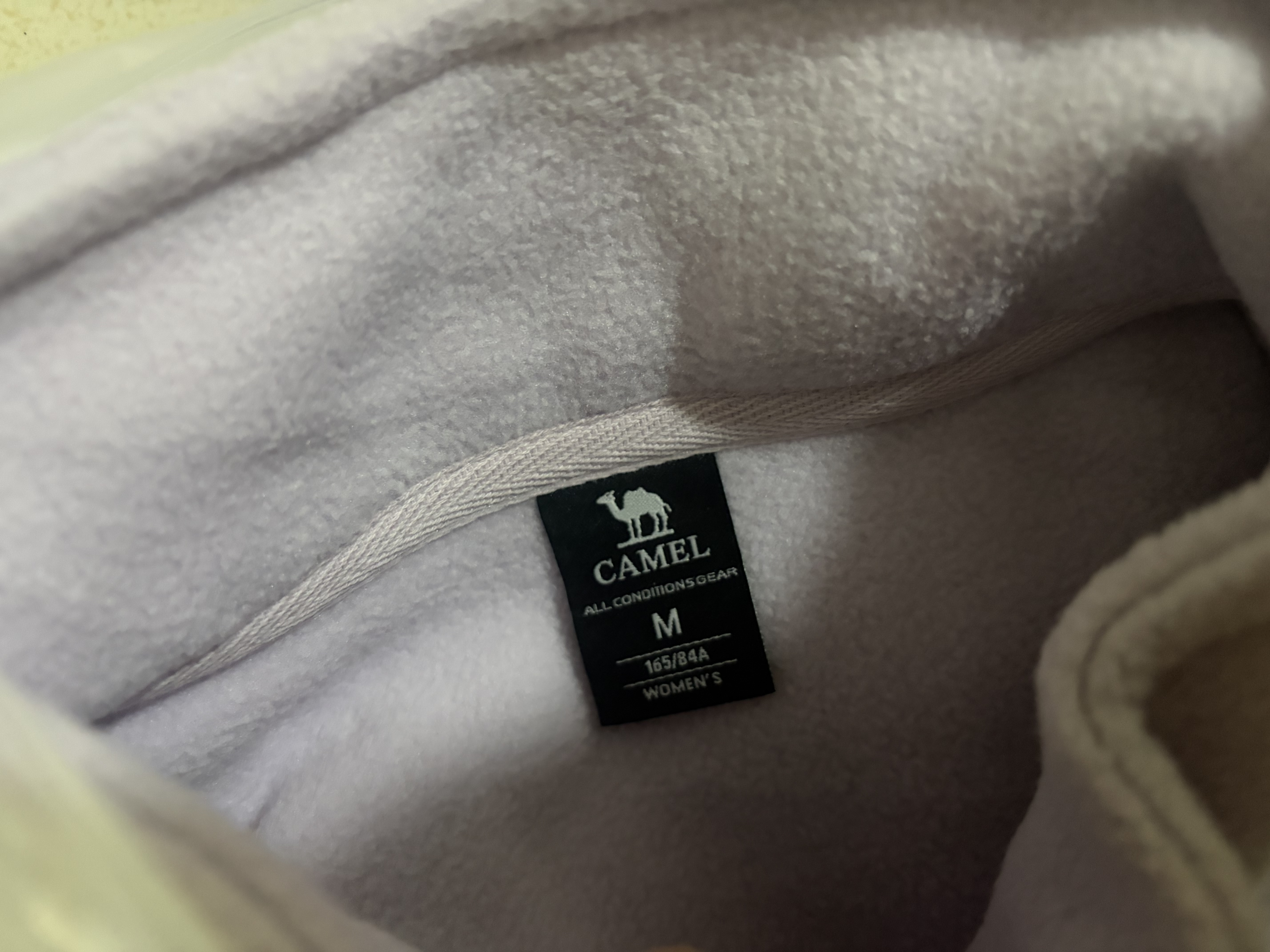 骆驼（CAMEL）户外抓绒衣女双面摇粒绒冲锋衣内胆抗静电薄款立领防风外套男  M 实拍图
