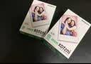 INSTAX富士instax立拍立得 mini相纸 白边双包20张+香蕴花影边框贴 实拍图