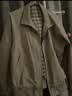 优衣库哈灵顿茄克男装女装/外套夹克487318 484610 487318/32深米色 M 实拍图