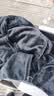 法兰绒毯单人毛毯毛巾被盖毯垫小被子午休办公室宿舍披肩毯铺盖 100*140cm，±5cm 随机颜色 实拍图
