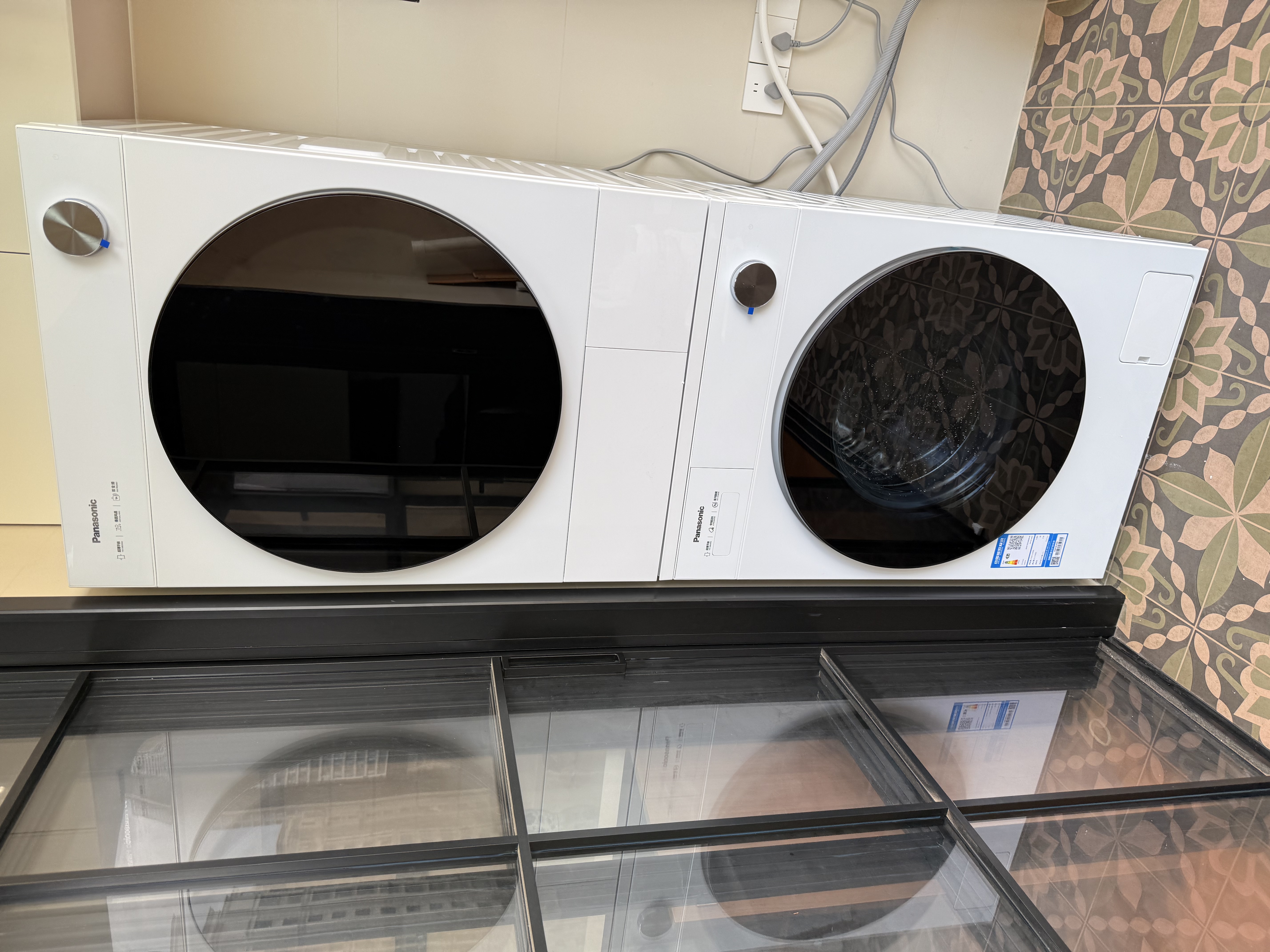 松下（Panasonic）白月光5.0Ultra洗烘套装 10KG家用滚筒洗衣机全自动+10KG变频热泵烘干机 银离子除菌82M1+82MR1 实拍图