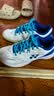 尤尼克斯（YONEX）羽毛球鞋yy入门级训练减震动力垫男女SHB101CR 白/蓝42码 实拍图